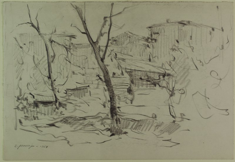 1958 -Paesaggio nei pressi di Arco